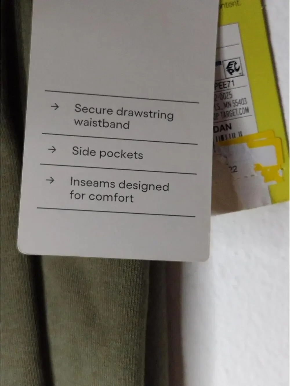NWT All In Motion Men's Olive/Soft Gym Shorts Size XXL